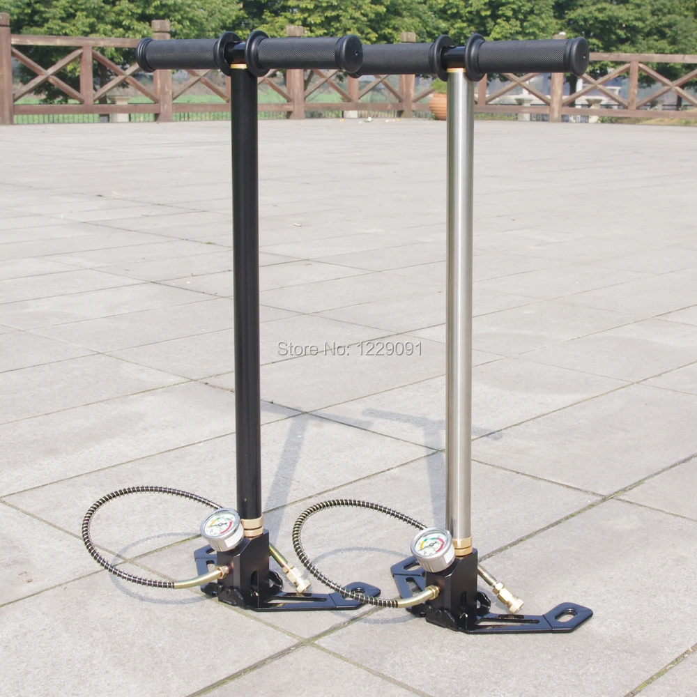 30Mpa PCP Rifle Pistol Air Compressor Auto-Stop High Pressure Paintball Pump US At Rs 32000 In Warud - Foto 4