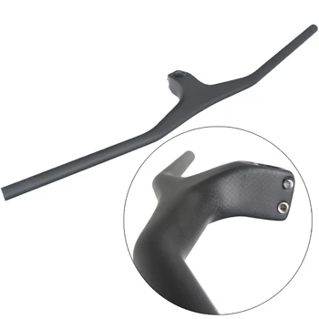 

3K T800 Full Carbon Fiber matte 17 degrees Mountaineerin Horizontal Handlebar/One-shaped Mountain MTB bike Handlebar Bike parts