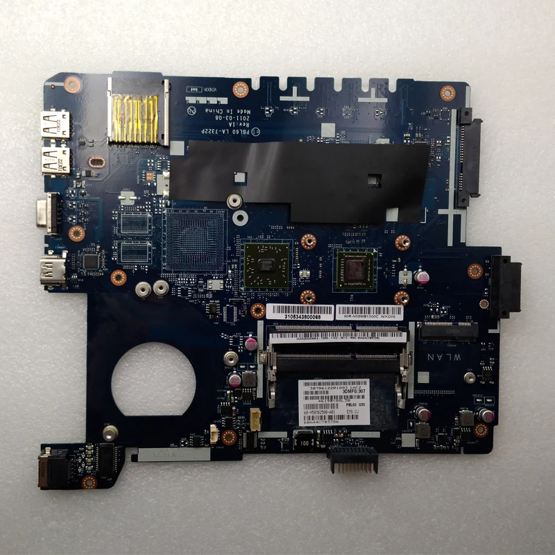 Б/у материнская плата для ноутбука Asus PBL60 подходит K53U X53U X53B K53B X53BY X53BR K53BY DDR3 с