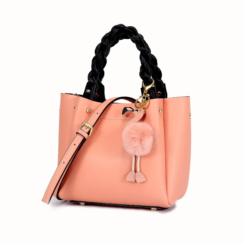 

Moxi Women Handbag Soft Genuine Leather Women Crossbody Bags Fashion Women Bags With Zipper Tote Twist Handle Messenger Bags