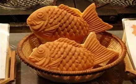 Сжиженного газа Taiyaki корейский рыба вафель машина; вафельный Бейкер Утюг Плесень