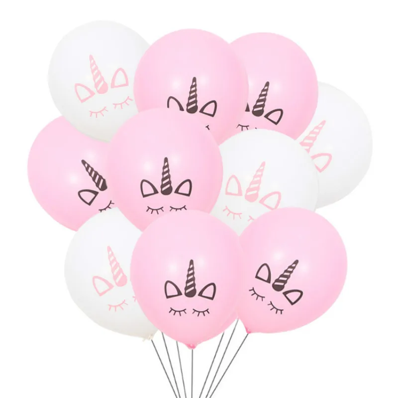 

6pcs Unicorn Party Balloons Birthday Baloon Unicorn Decoration Latex Confetti Balloon Birthday Party Decoration Balloons