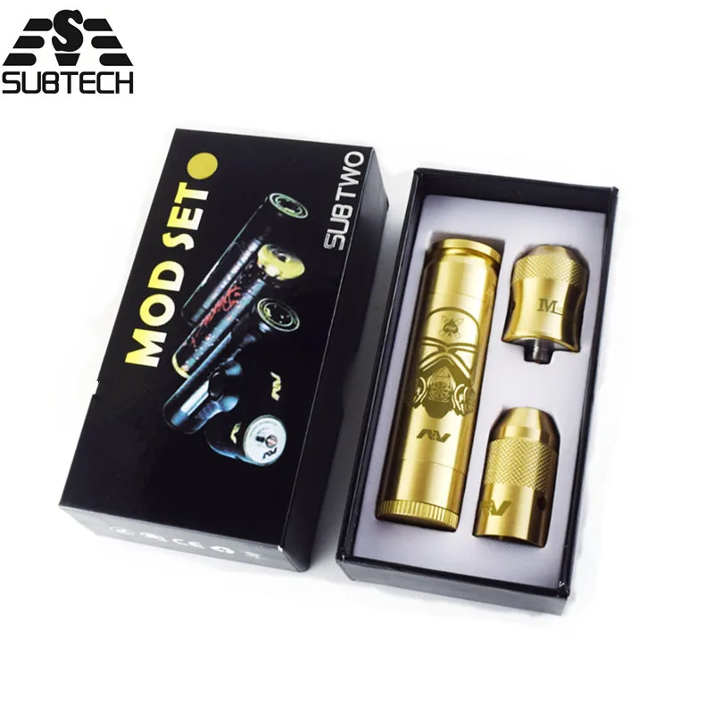 

New AC Trooper Mod Set e cigarette fit 18650 battery 510 thread full mechanical mod e- cigarettes fit atomizer RDA RBA vape kit