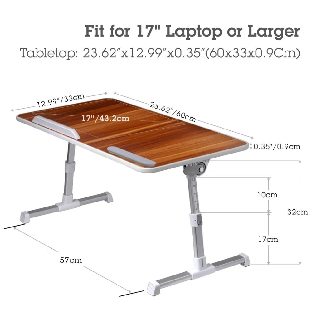 Avantree регулируемый столик для ноутбука, портативный стоячий стол, складной диван-поднос для завтрака, подставка для ноутбука, подставка для чтения