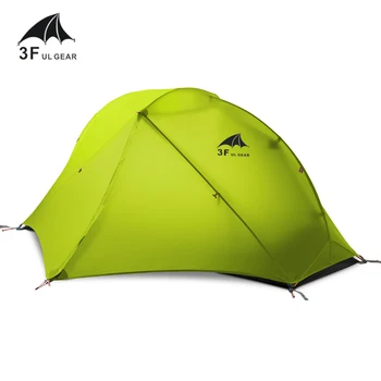 3F UL GEAR Outdoor Ultralight Camping Tent 3/4 Season 1 Single Person Professional 15D Nylon Silicon Tent Barracas Para Camping 1