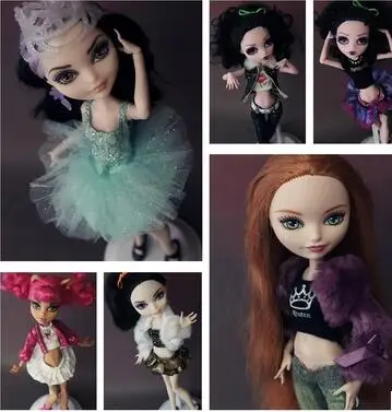 Различные стили, оригинальная Одежда для куклы monster high, комплект с платьем, Школьные Аксессуары волшебника