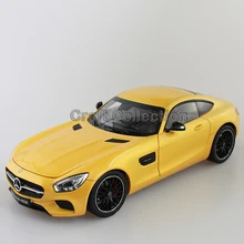 * Yellow 1/18 Scale AMG GT S C190 Sport Car Coupe Collection Diecast Model Car Luxury Race Vehicle
