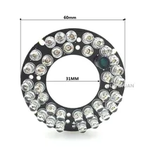 CCTV 36 шт. светодиодов F5 инфракрасный ИК 80 градусов лампы доска 850nm для DIY CCTV Камера