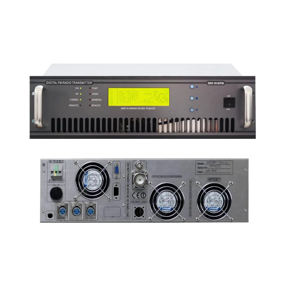 ZHC618F-1000W Профессиональный fm вещательный передатчик и радио антенна для fm-радиостанции