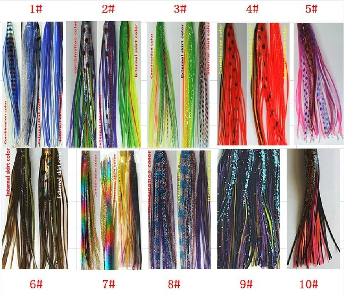 Isca de Atum Jogo de Pesca ao Corrico Isca de Pesca do Mar Cabeça com Duplo Polegada Polvo Saia Marlin Lure Isca Grande Resina 8.5-9.5 65g 2 Esporte e Lazer