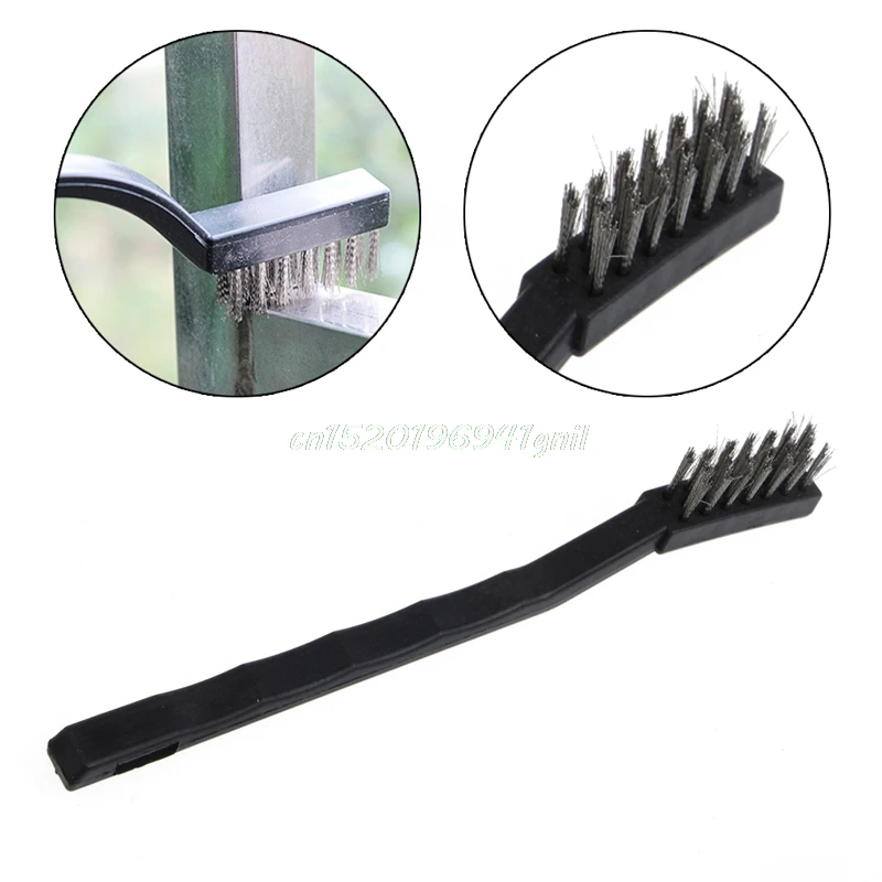 Pack of 3 Stainless Steel Brush in Nylon Brass with Double Wire Copper Wire Brush for Special decontamination and Rust Metal Brush