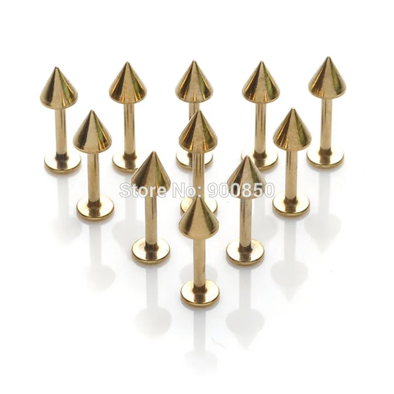 Wholesale 5PCS Spike Piercing Labret Lip Tragus Ear Accessories For Women Men Punk Stylish Casual Ear Studs Body Jewelry