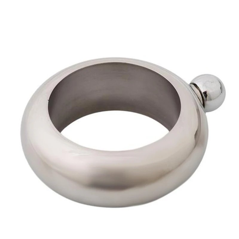 

3.5oz/100ml Wine Pot Bangle Bracelet Hip Flasks Stainless Steel Bangle Whiskey Alcohol Flagon Drinkware Bottle