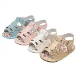 Детские однотонные детская обувь унисекс первые ходоки PU кожа на мягкой подошве летние Мокасины Малыши мальчик обувь для девочек