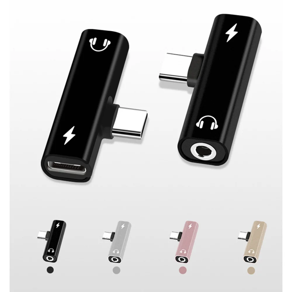 2 в 1 Тип C до 3,5 мм разъем для наушников зарядный конвертер USB Type-C аудио адаптер для телефонов Xiaomi 6 Huawei P10 Mate 20 Type C 2 в 1 Тип C до 3,5 мм разъем для наушников зарядный конвертер USB Type-C аудио адаптер для телефонов Xiaomi 6 Huawei P10 Mate 20 Type C
