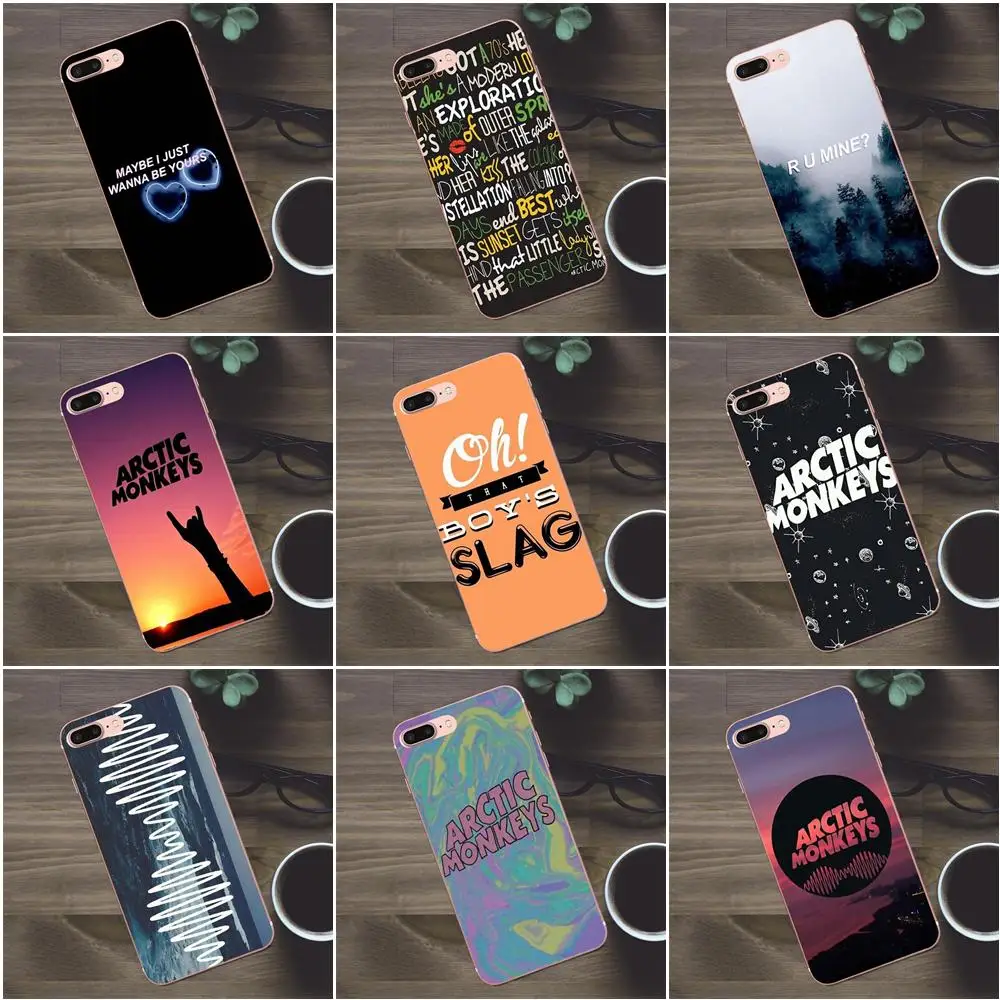 

Soft TPU Cell Phone For Huawei G8 Honor 5C 5X 6 6X 7 8 9 Y5II Mate 9 P7 P8 P9 P10 P20 Lite Plus 2017 Lovely Arctic Monkeys Quote