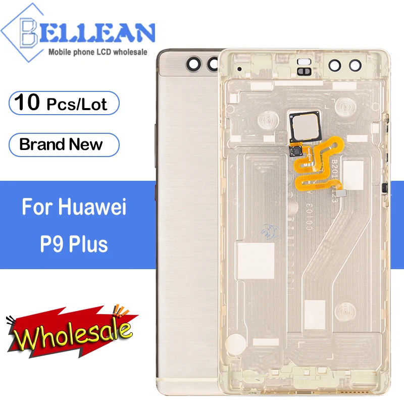 

Dinamico For Huawei P9plus Housing Back Cover+Side Buttons Without Fingerprint Sensor Flex Cable P9 Plus Back Cover 10Pcs