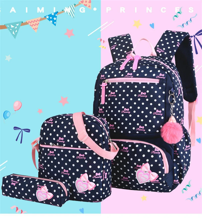 Litthing 3 шт., школьные сумки для девочек-подростков, школьный ранец, модные школьные рюкзаки, дорожная сумка, черный рюкзак,, Прямая поставка