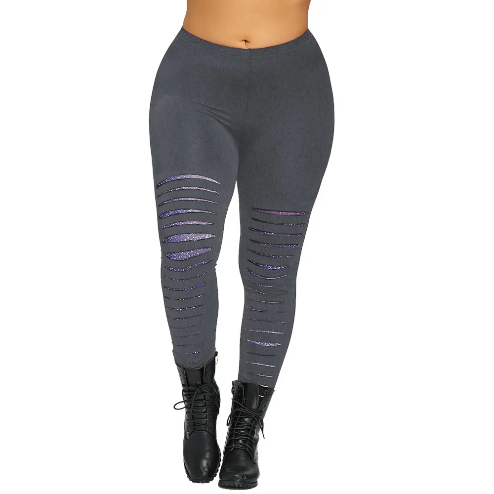 Perimedes Женская Йога Спортивные легинсы больших Размеры женские пикантные легинсы брюки для йоги спортивные отверстие Повседневное тренировок укороченные pantspants# g10