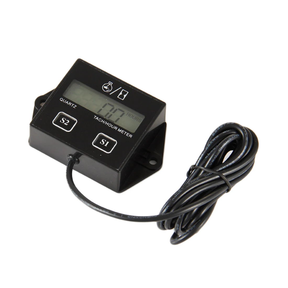 

Display LCD Tachometer RPM Tacho Tach Gauge Spin Digital Tachometer Engine Tach Hour Meter For Car Boat Motorcycle