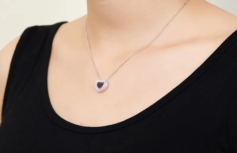 heart shape pendant necklace for special peopleDP14020A (8)