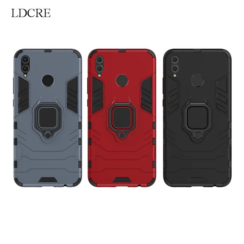 

For Cover Huawei Honor 8X Case Magnetic Finger Ring Kickstand Hard Phone Case For Huawei Honor 8X Cover For Honor 8X Fundas