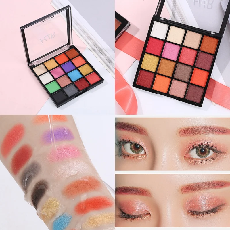 Glitter Eye Shadow Palette Waterproof Eye Shadow Powder Matte Eyeshadow Palette Eyes Makeup