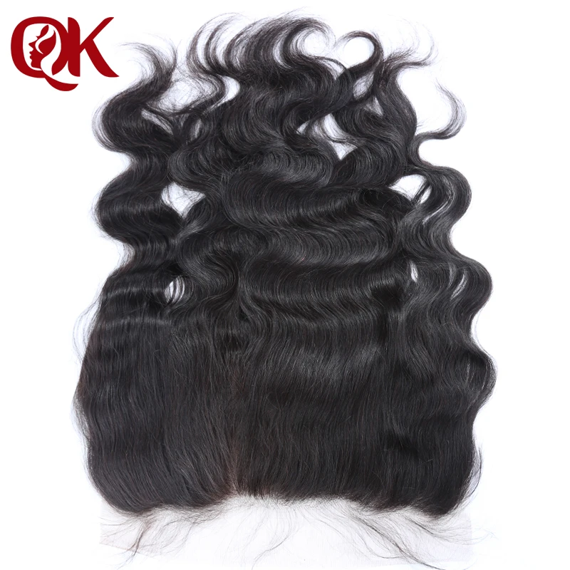 QueenKing font b Hair b font Brazilian Lace Frontal Closure Body Wave Remy font b Hair
