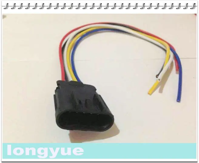 

longyue 2pcs universal Packard - 5 way GT 150 MAF male Connector Pigtail for LS3 LS7 30cm wire