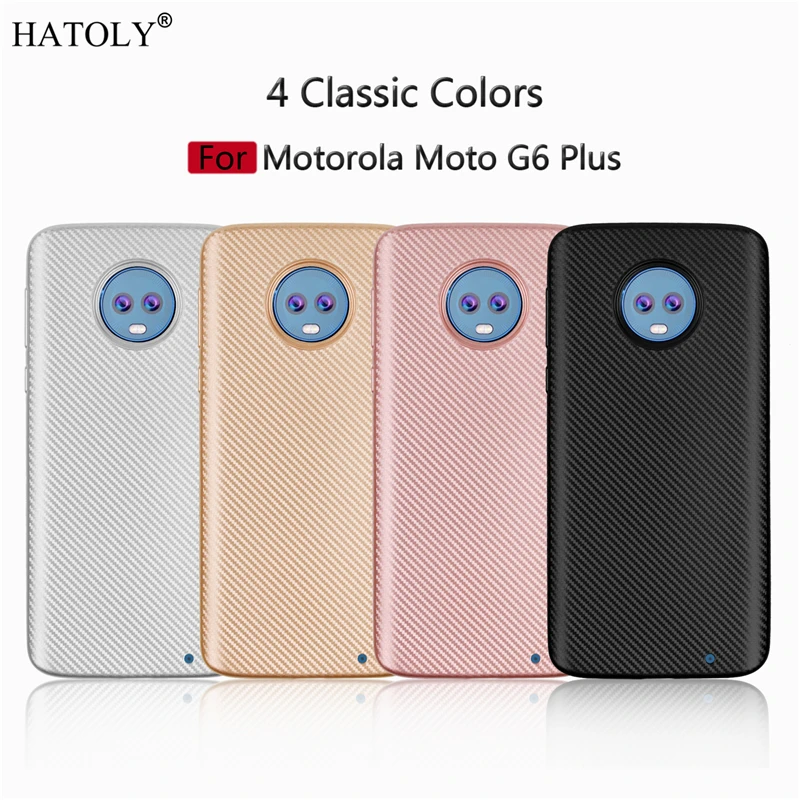 

sFor Cover Motorola Moto G6 Plus Case for Motorola Moto G6 Plus Soft Rubber Silicone Armor Shell Phone Case for Motorola G6 Plus