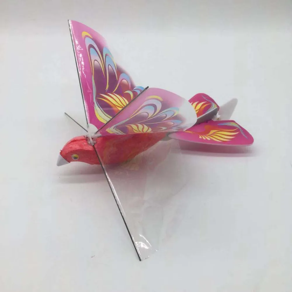 

4 colors are random technic Series rc toy electric flying bird flapping wings bird kids Toy