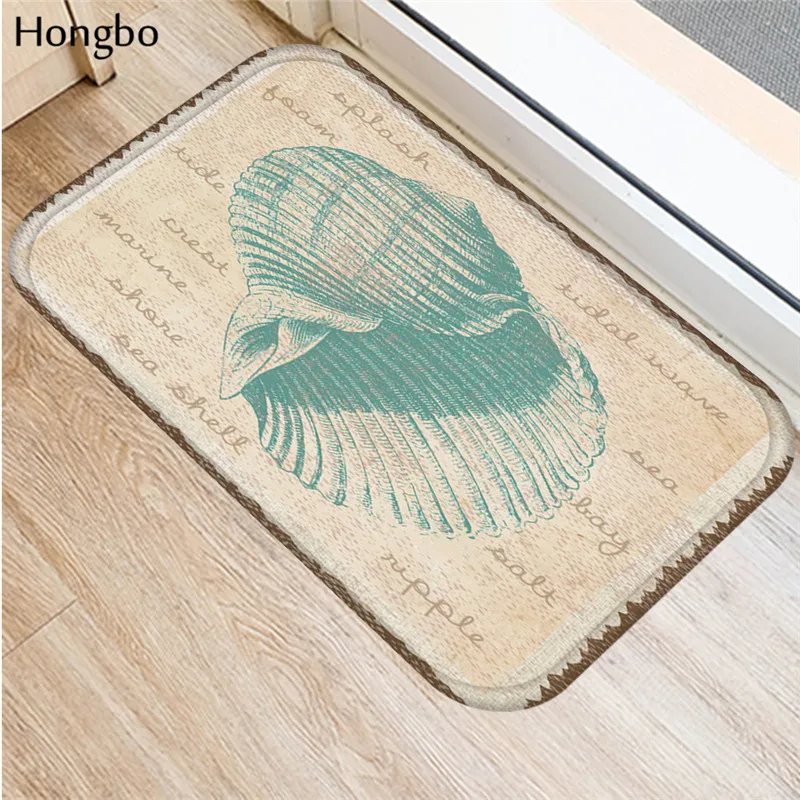 Hongbo новые Противоскользящие коврики морские живые с принтом для ванной комнаты