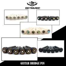 6 шт. шпильки для костного моста эбеновые шпильки для моста палисандр и пластик для акустической гитары жемчужный корпус латунный круг