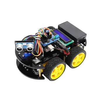 

LAFVIN Smart Robot Car Kit with Ultrasonic Sensor, Bluetooth Module for Arduino for UNO R3