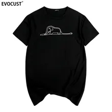 Летняя футболка с принтом Маленького принца удав и слона, хлопковая Мужская футболка, новая мужская футболка wo