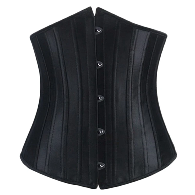 Waist Trainer Corsets Bustier Black Corset Underbust Top Slimming Belt