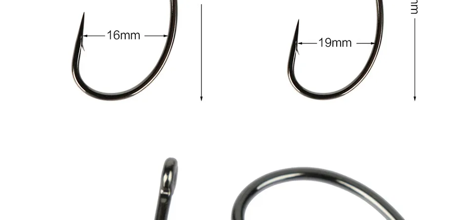 Ganchos de Pesca Lacuna de Aço Alto para a Pesca de Água Tsurinoya Peças Lote Offset Worm Ganchos Gabarito Círculo Grande Carbono Salgada 40 - 9 High Quality Esporte e Lazer
