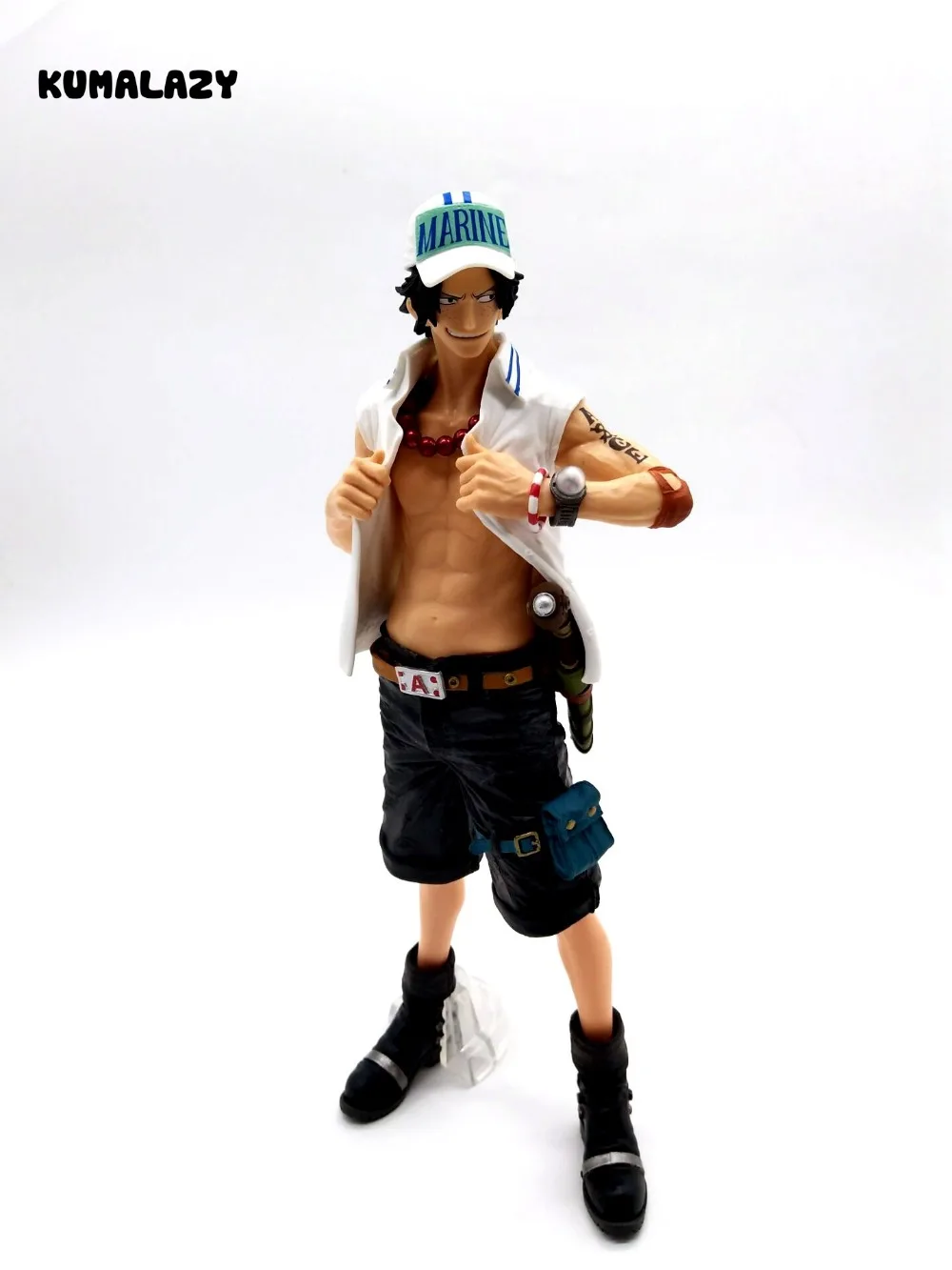 Одна фигурка Portgas D Ace Marine S Luffy One Piece KOA 28 см ПВХ мультяшная одна штука игрушки Juguetes |
