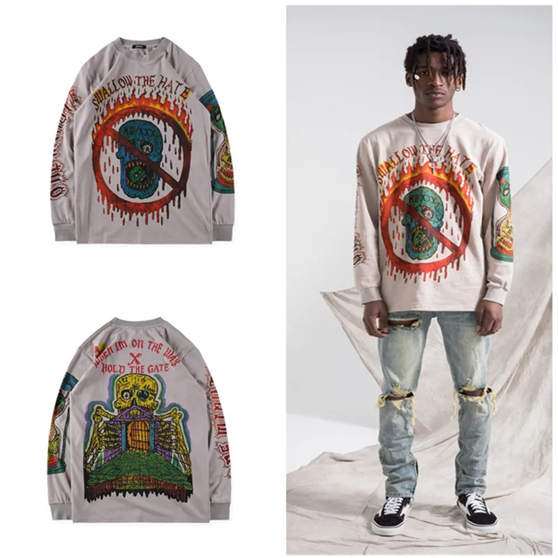 Kanye west long sleeve t shirt Clearance