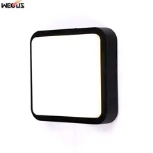 Большой размер) наружный светодиодный настенный светильник, водонепроницаемый/пылезащитный/для борьбы с вредителями, для двери, прохода, балкона, квадратный настенный светильник