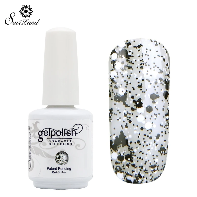 

Saviland 1pcs 15ml Esmalte Colorful Gel polish Varnishes Soak Off Long Lasting Led Uv Gel Nail Polish Nail Art Set Primer gel