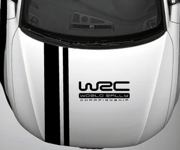 

by DHL or Fedex 200pcs Car styling WRC Stripe Car Covers Vinyl Racing Sports Decal Head car sticker for ford for V W renault