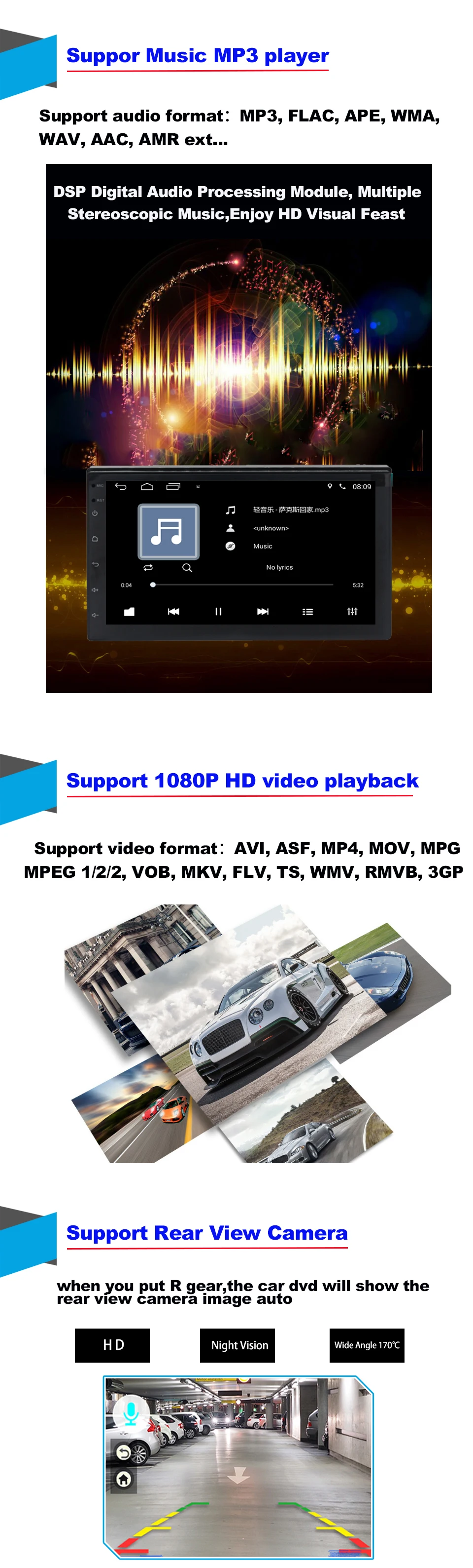 Excellent IDOICT  Android 8.1 Car DVD Player GPS Navigation Multimedia For Ford Focus Radio 2005-2011 car stereo bluetooth 2