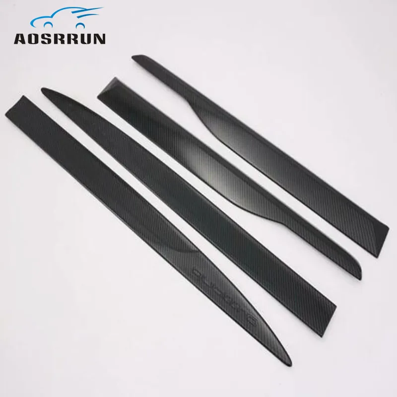 

Carbon fiber decoration Door strip cover Car Accessories For Hyundai Santa Fe IX45 2019 2020