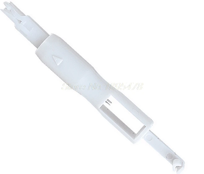 

500Set Needle Threader Insertion Applicator Handle Thread For Sewing Tool Machine Sew White 7.2*1 CM