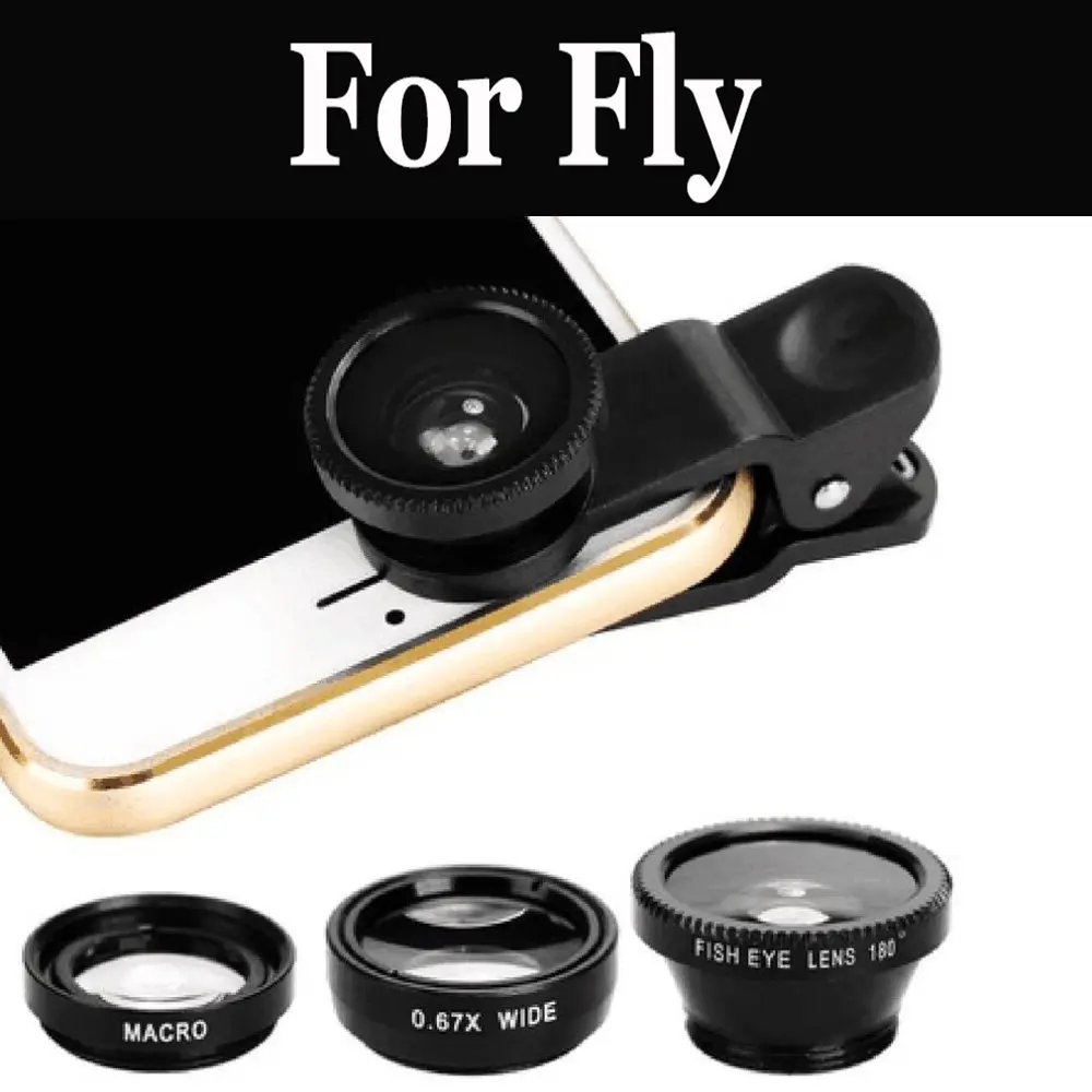 3in1 Groothoek Macro Fisheye Lens Camera Kits Mobiele Telefoon Fish Eye
