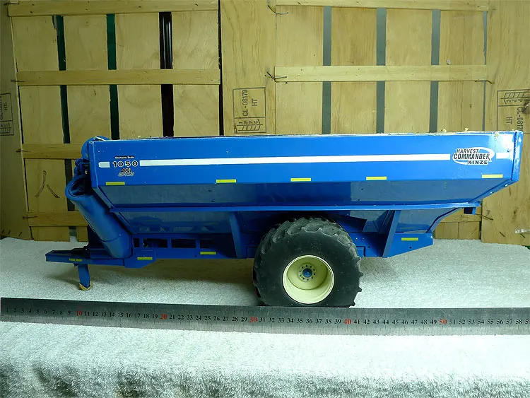 Remote modified alloy trailer truck tractor trailer grain truck off-road vehicle model 1:16