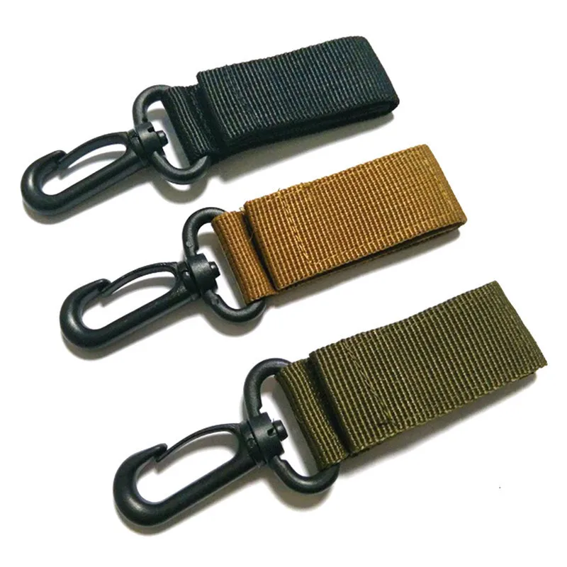 أدوات التكتيكية النايلون مشبك carabiners خاصية حجم هوك متعددة الوظائف حزام كليب العسكرية التخييم المشي