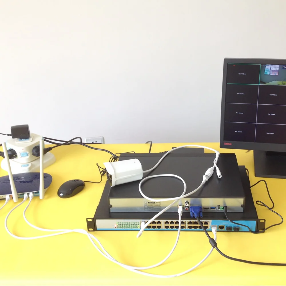 Система видеонаблюдения POE 1080P 24 шт. канала NVR + PoE переключатель 2 МП IP камеры