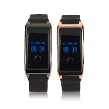 MD8 0,66 дюймовый oled-дисплей водонепроницаемый IP68 силиконовый Смарт Браслет Силиконовый монитор сердечного ритма Смарт-браслет